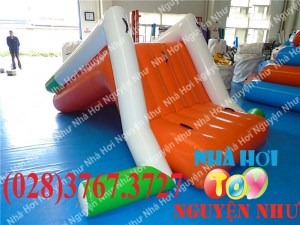 Cầu trượt hồ bơi bơm hơi - đồ chơi bơm hơi dưới nước 002a